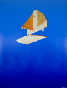 Hommage à Baselitz, huile sur toile, 89x116, 1997